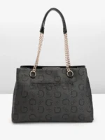 Guess-Printed Structured Shoulder Bag - Image 3