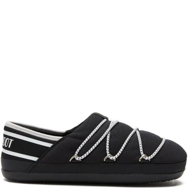 Moon Boot-Embellished Slippers